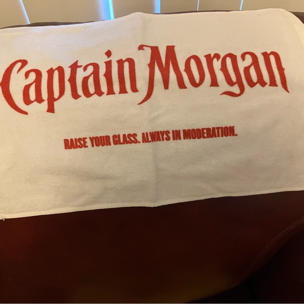 Captain Morgan White Towel